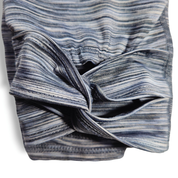 EUC Old Navy Active Go-Dry Twist-Hem Leggings Sz. L [12-14] Gray Spacedye - Picture 5 of 11